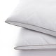 preview thumbnail 17 of 19, Medium-Firm 2-inch Gusset Feather and Down Pillows Set of 2