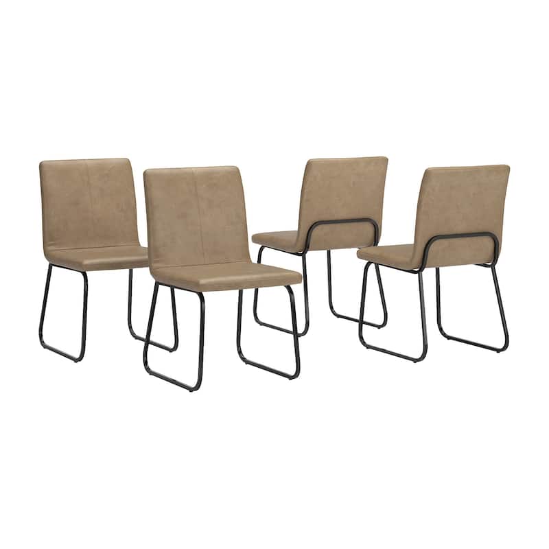 Signature Design by Ashley Pharwynn Brown Dining Chair (Set of 4) - 18.63" W x 22.63" D x 34.88" H