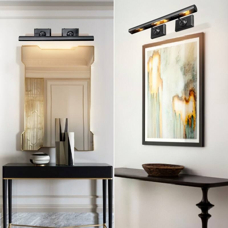 KAYLA Adjustable Gold Picture Wall Sconce - 1-Light, Multiple Sizes (8-30 in.)