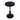 Zara Outdoor Distressed Round Iron Pedestal End Table