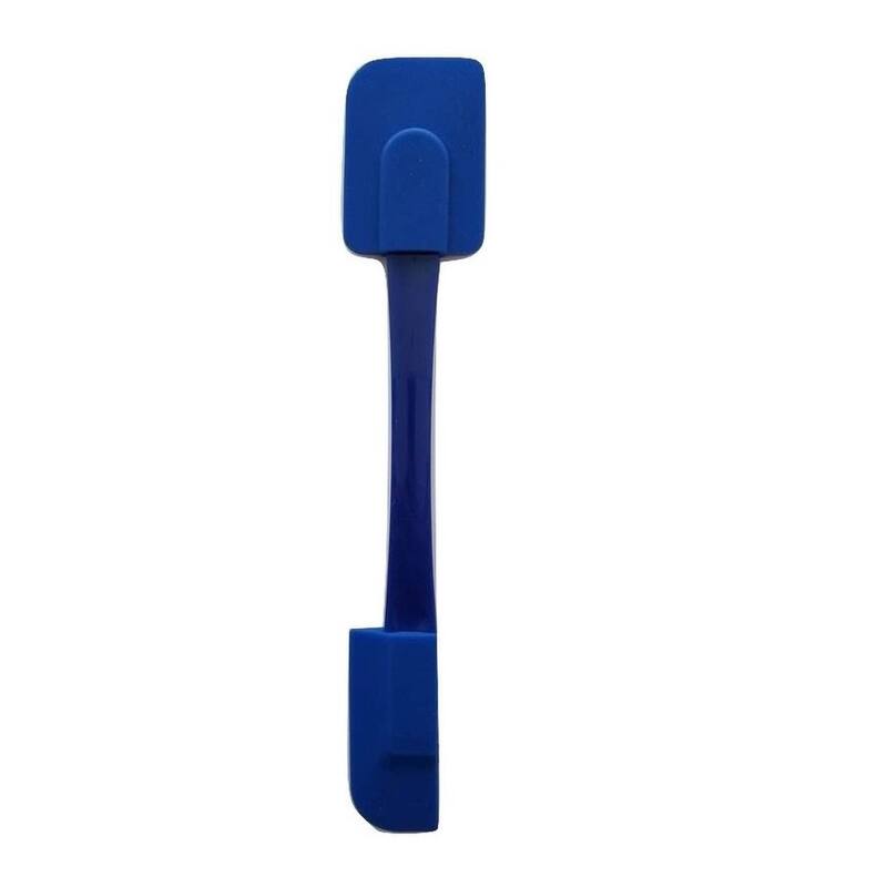 10" Double Sided Non-Stick Silicone Scaper Spatula - Blue