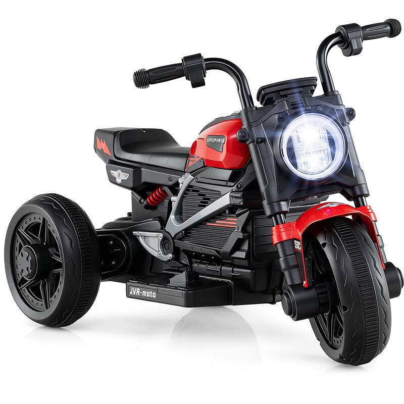 Gymax 6V Kids Motorcycle w/Song Story LED Headlights Accelerator