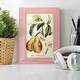 preview thumbnail 99 of 138, Printed Tuscan Fruits IV -Framed Print w/glass-Cherry Red