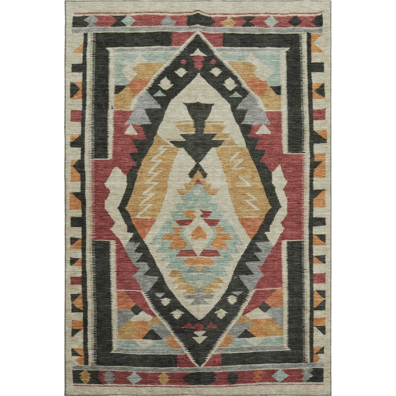 Premium Washable Super Soft Global Medallion Mayfield Rug