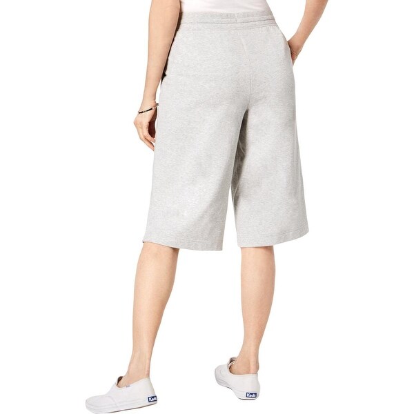 karen scott petite drawstring pants