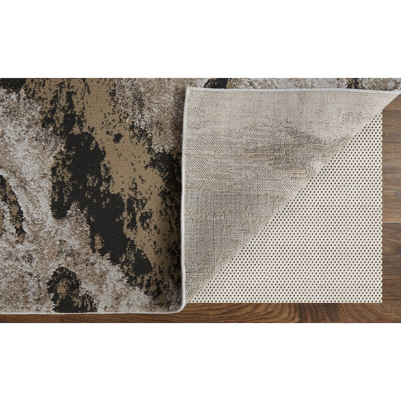 Grand Bazaar Kayden Machine Made Abstract Modern Area Rug