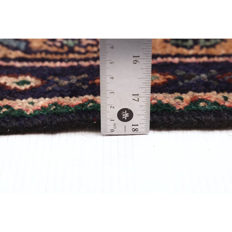 ECARPETGALLERY Hand-knotted Andelz Dark Copper Wool Rug - 3'4 x 9'8