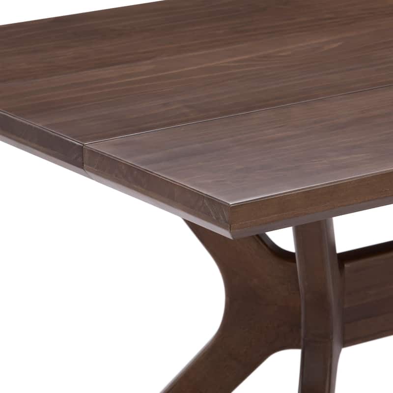 Plank and Beam Verso Rectangular Solid Wood Dining Table - 48"