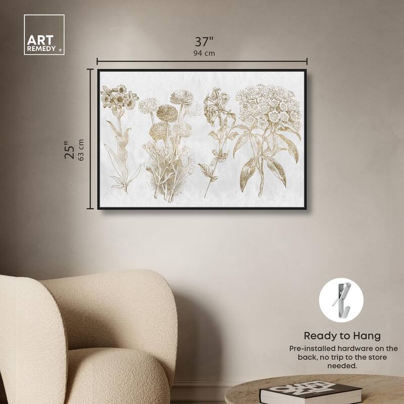 Floral Selection Quad Canvas by Art Remedy