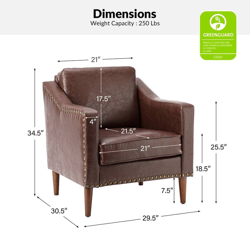 Duarte Transitional Armchair with Sloped Arms Set of 2