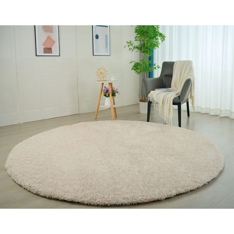 Lisbon Collection Hand Woven Mixed Color Thick Area Rug