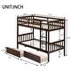preview thumbnail 23 of 34, Bunk Bed with Ladder and Safety Guardrails, Convertible into 2 Twin Beds