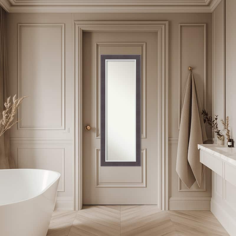 Ellie Non-Beveled Framed Full-Length On the Door Mirror