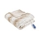 preview thumbnail 63 of 62, Beautyrest Marselle Oversized Faux Fur Heated Throw