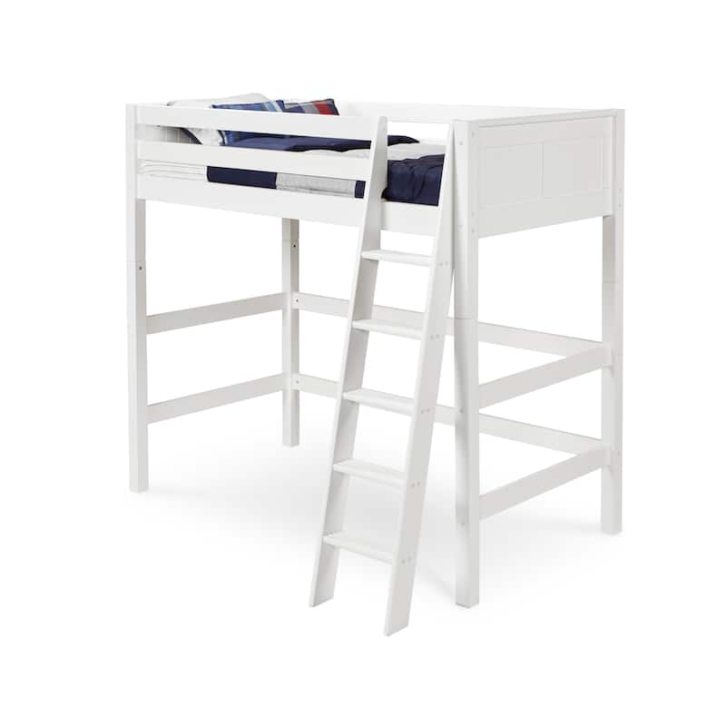Camaflexi Panel Headboard - Twin Size High Loft Bed - White