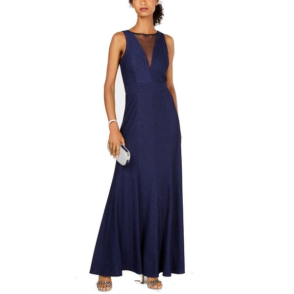 nightway navy blue dress