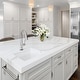 preview thumbnail 2 of 10, Highpoint Collection 16 Inch Square Fine Fireclay Kitchen Prep or Bar Sink - 18 x 18 x8.5 inches White - 18 x 18 x8.5 inches