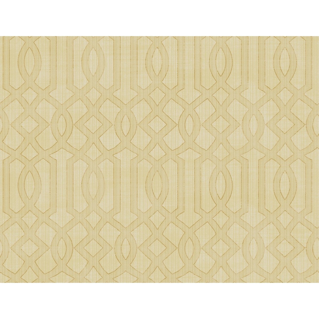 Seabrook Designs Gretel Geometric Lattice Unpasted Wallpaper
