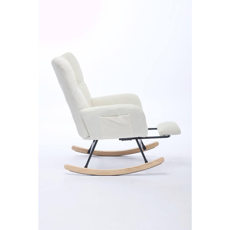 Luxury Rocking Chair - Ergonomic Design - 30° Gentle Motion