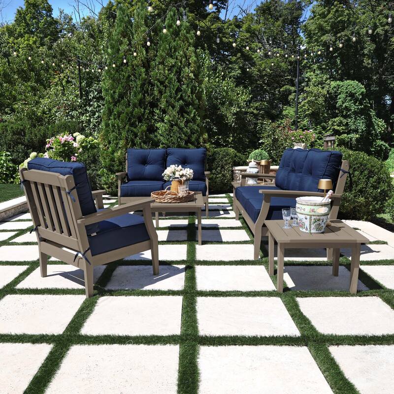 HIGHWOOD Lehigh 6-Piece Grand Deep Seating Set