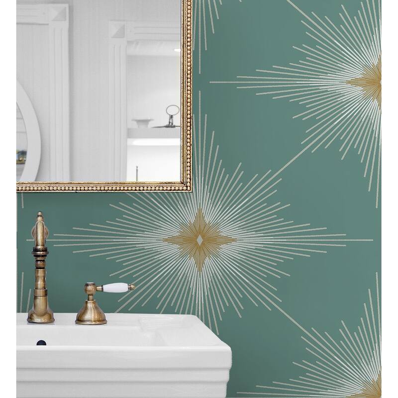 NextWall Stellar Geo Peel and Stick Wallpaper