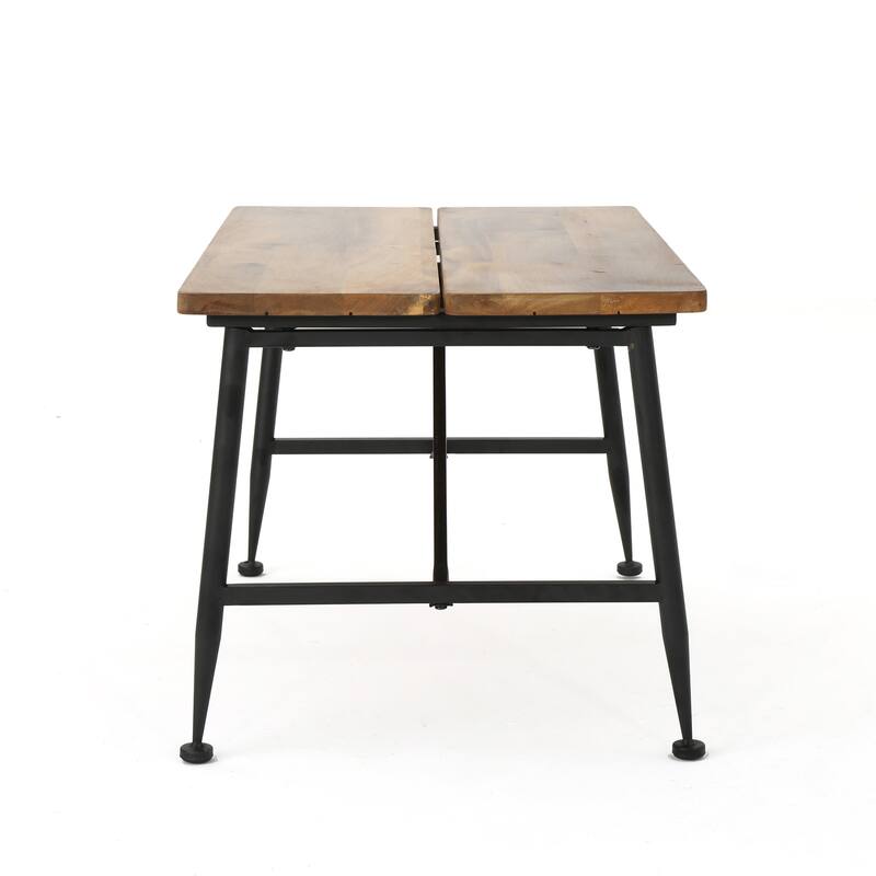 Ocala Industrial Wood Metal Coffee Table