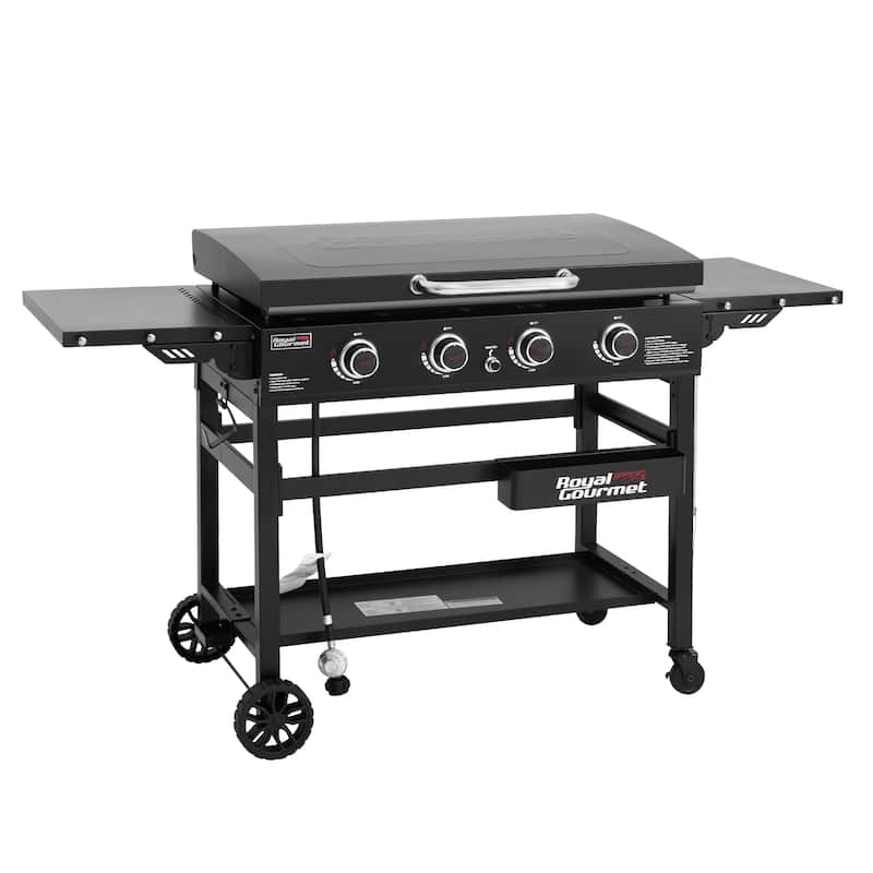 Royal Gourmet 35-Inch 4-Burner Gas Griddle with Hard Cover