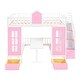 preview thumbnail 39 of 50, Full-Over-Full Bunk Bed with Changeable Table