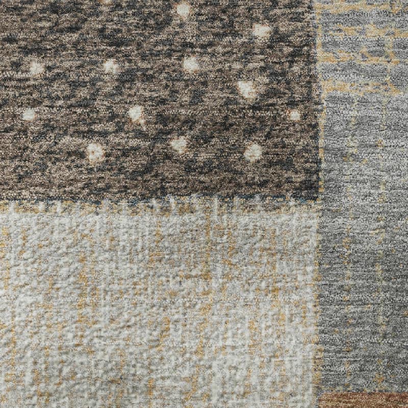 Premium Washable Super Soft Modern Patchwork Mayfield Rug