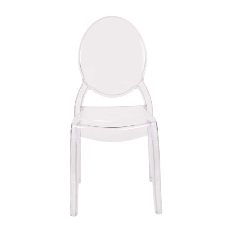 Set of 4 Extra Wide Resin All-Weather Banquet Chairs - 20.5"D x 17"W x 37.25"H