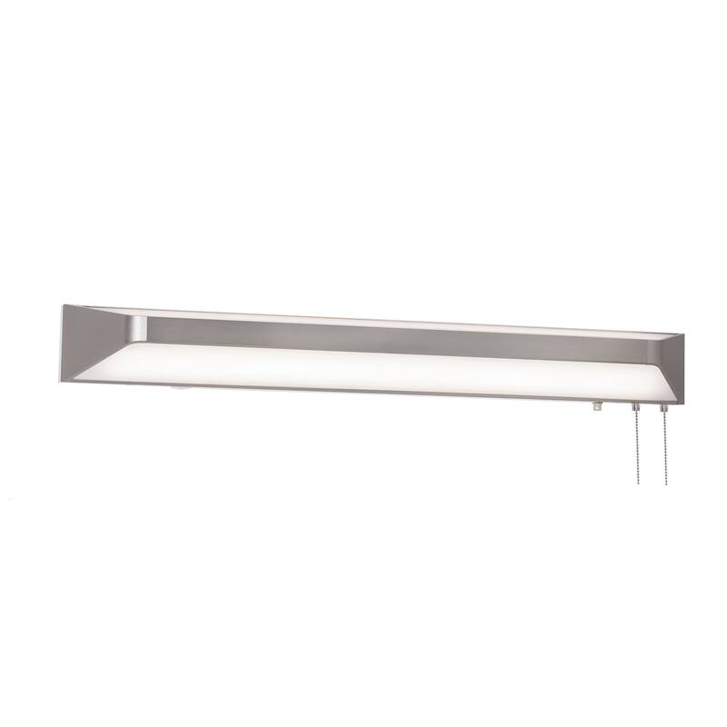 AFX CRYB36LAJEN Cory 36" Wide LED Overbed Light - Satin Nickel / White