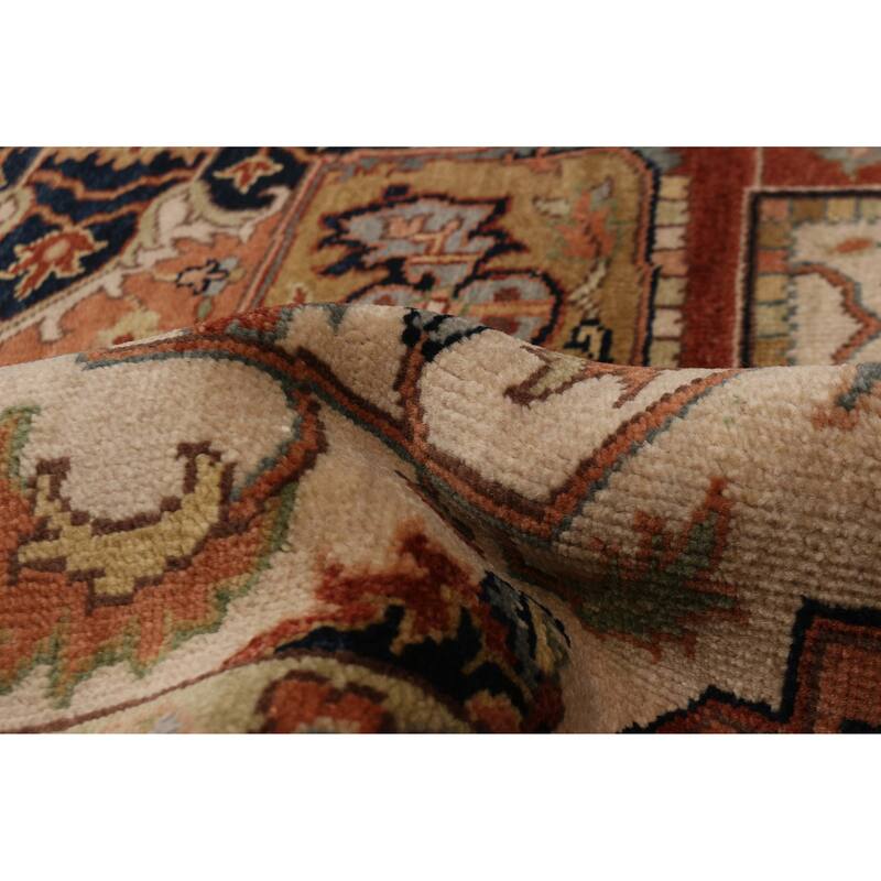 ECARPETGALLERY Hand-knotted Jules Sultane Ivory Wool Rug - 7'11 x 9'11