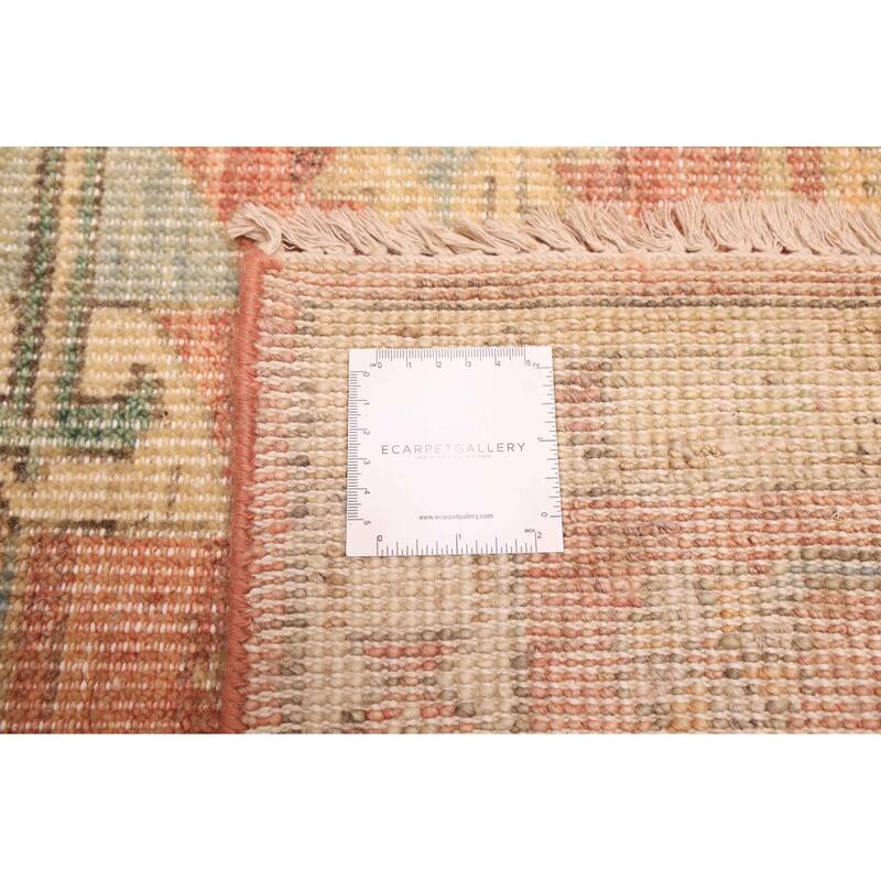 ECARPETGALLERY Hand-knotted Jules Serapi Light Red Wool Rug - 8'11 x 11'11