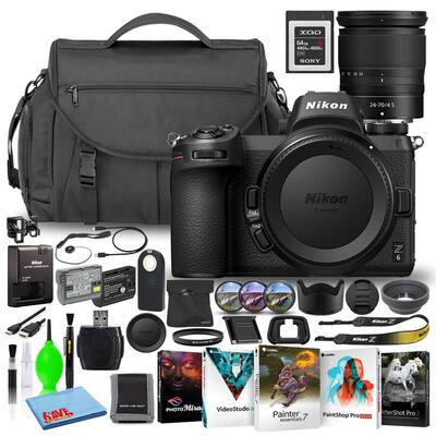 Nikon Z6 Mirrorless Camera 24-70mm Lens (1598) XQD Card Software