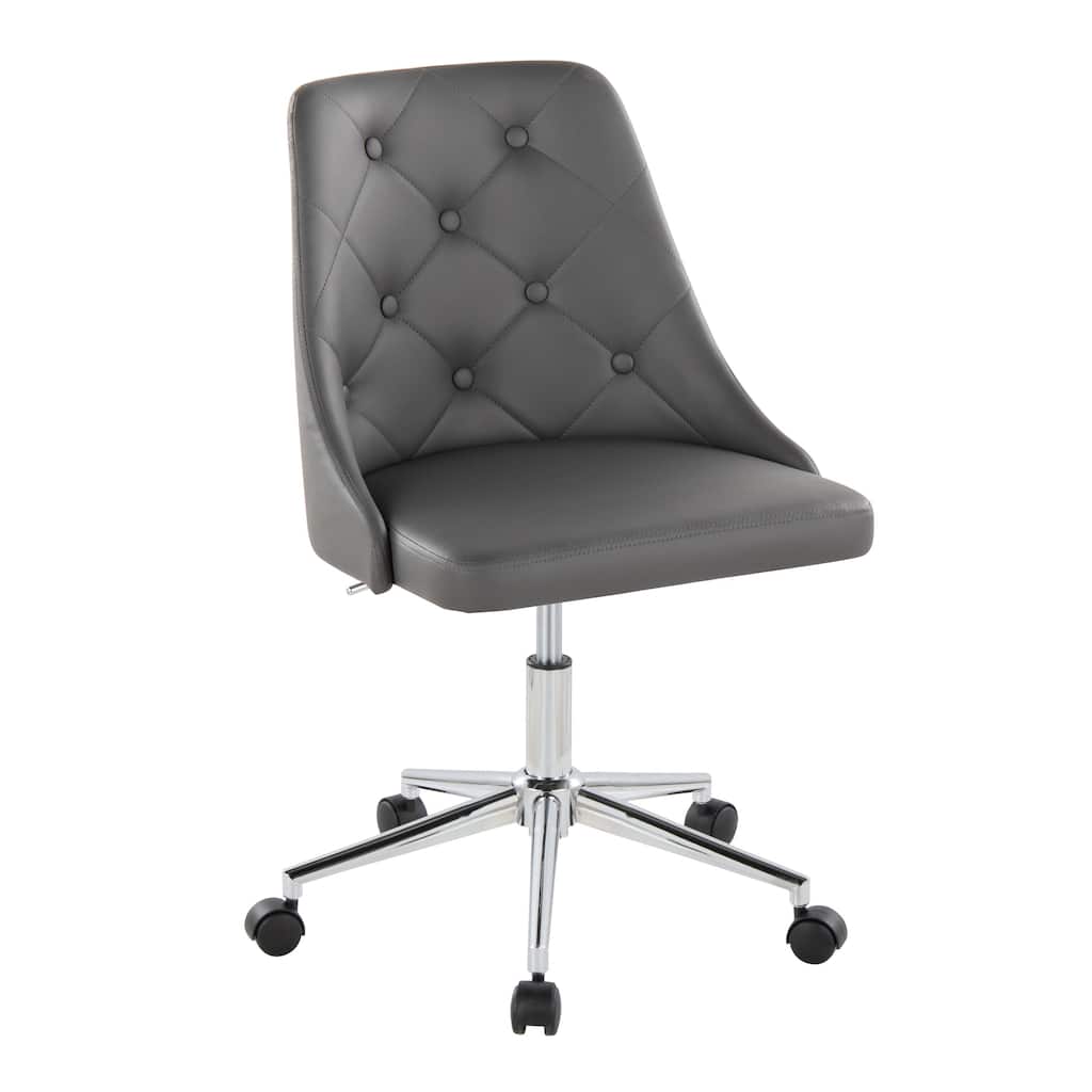 Modern Swivel Task Chair with Adjustable Height and 360-Degree Swivel, Ideal for Office and Home Use.