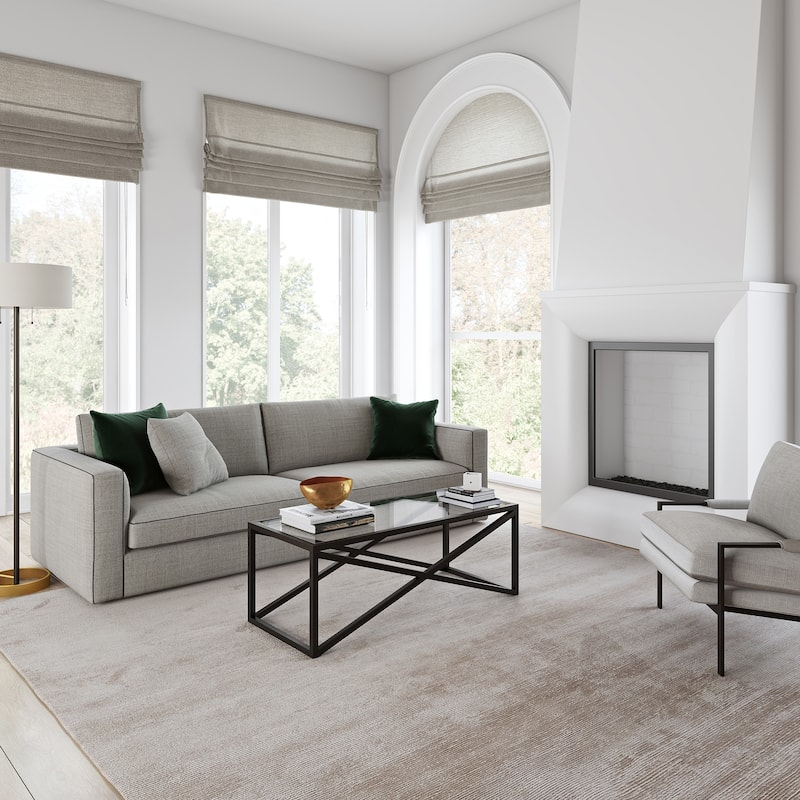 Calix 46" Wide Rectangular Coffee Table - 46" Wide