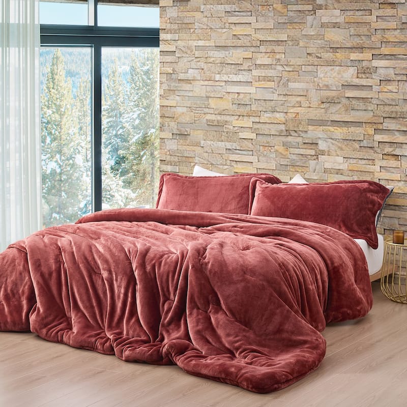 Me Sooo Comfy - Coma Inducer® Oversized Comforter Set - Roasted Russet - Queen