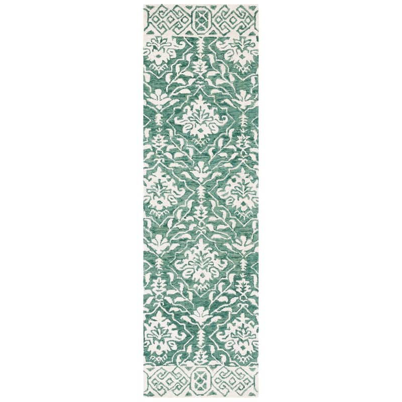 SAFAVIEH Courtyard Fran Mandala Indoor/ Outdoor Waterproof Patio Backyard Rug