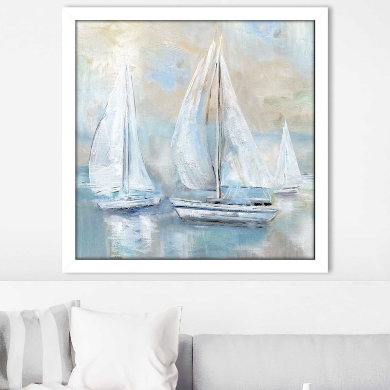 "Sail Afar (Square)" by Nan Print on Acrylic