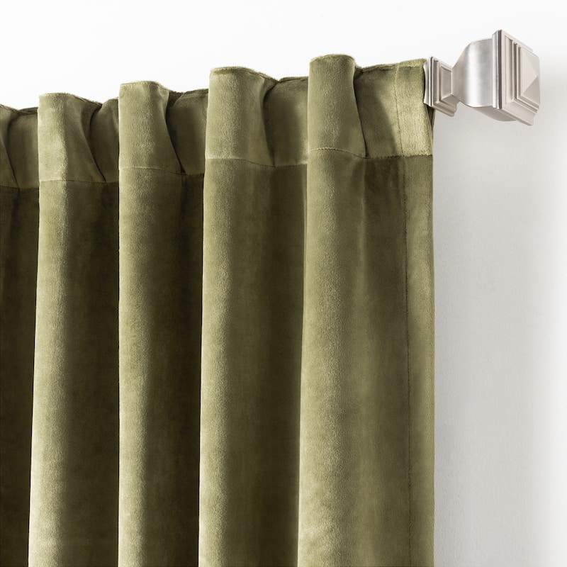 Martha Stewart Martha's Velvet Curtain Panel Pair