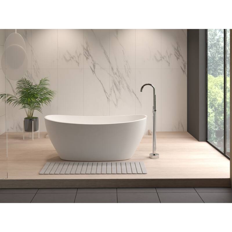 Diatomite Quick-Dry Stone Extra Large 58 "x 21" Bath Mat