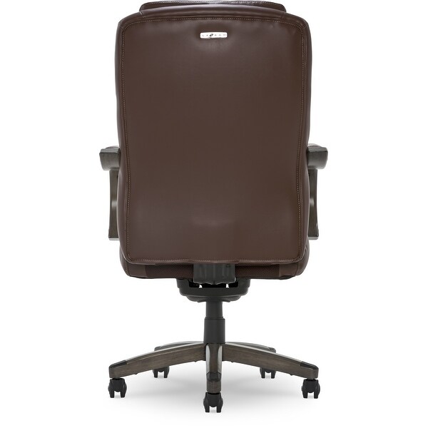 La-Z-Boy Delano Big & Tall Executive Office Chair, Mahogany Wood