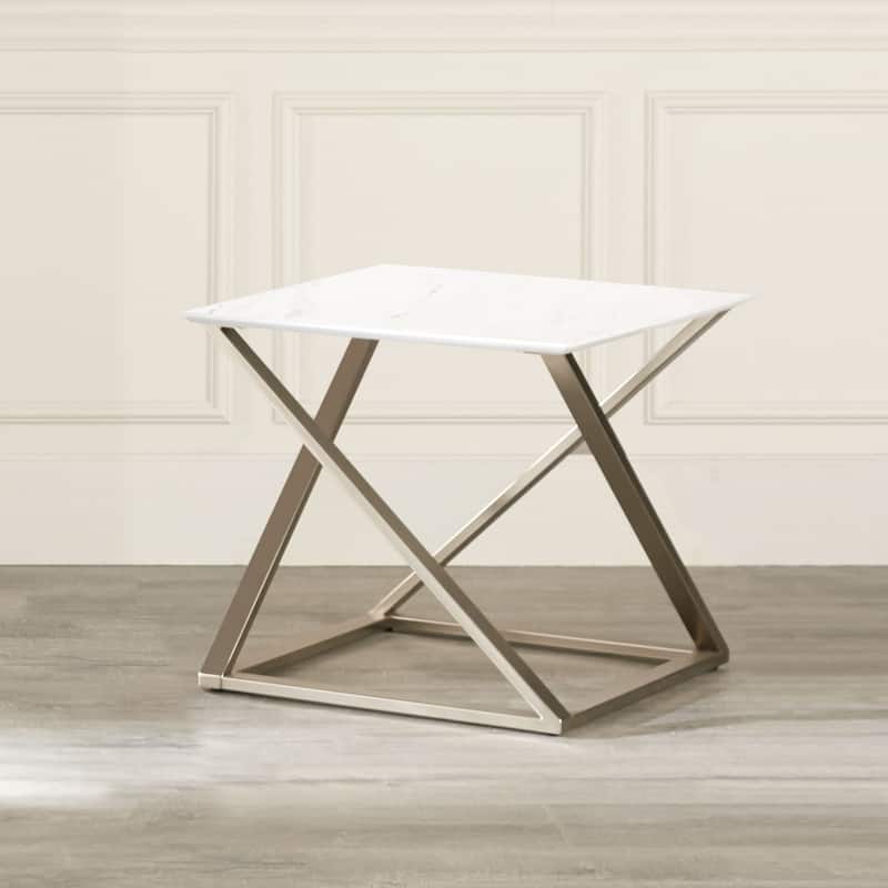 Steve Silver Zilina Faux Marble Top 3-Piece Occasional Set