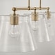preview thumbnail 2 of 2, Baker 3-light Island Fixture/ Linear Chandelier