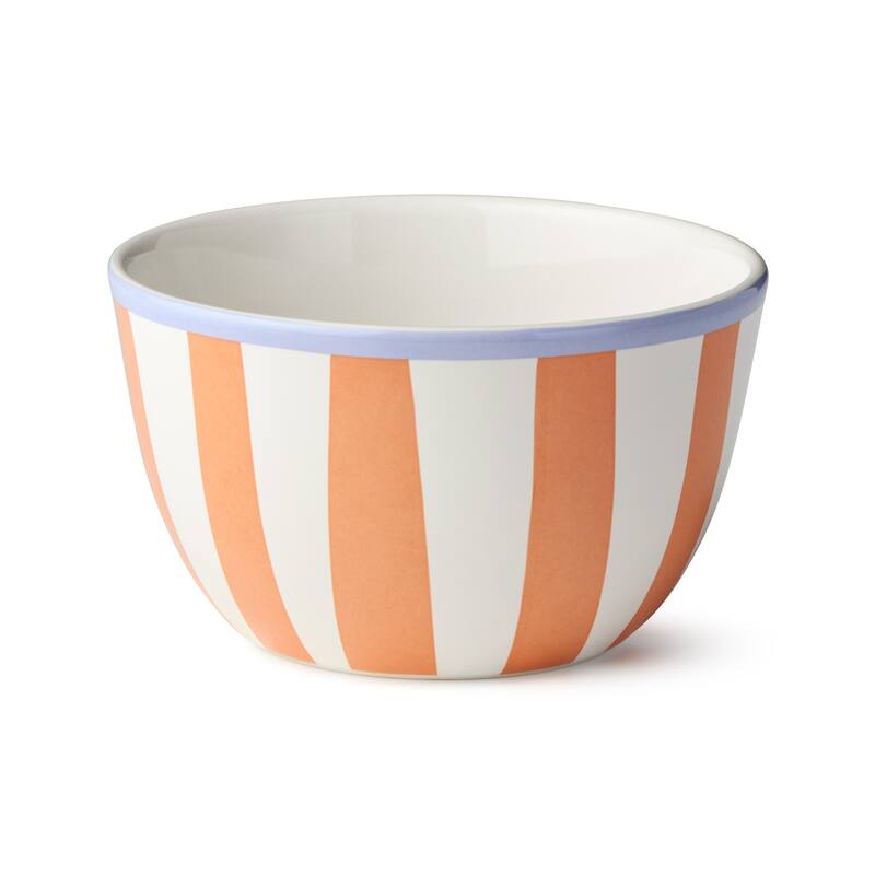 Certified International Menagerie 5.25" Ice Cream/Dessert Bowls, Set of 4 Assorted Designs - 5.25"L x 5.25"W x 3.00"H