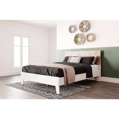 Piperton Queen Panel Platform Bed with Headboard