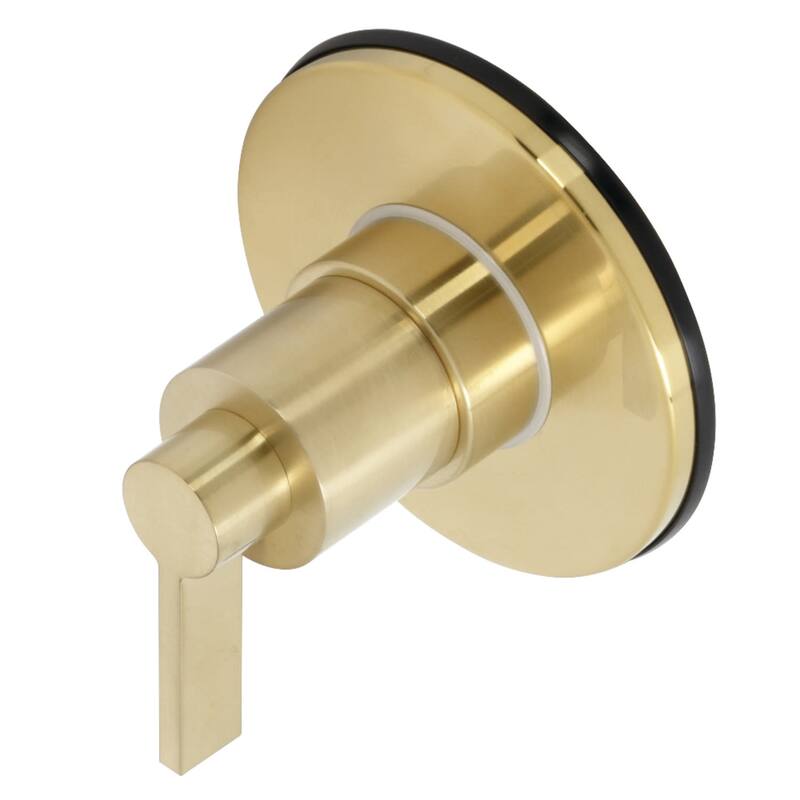 Kingston Brass NuvoFusion Single Handle 3 Function Diverter Valve Trim - Brushed Brass