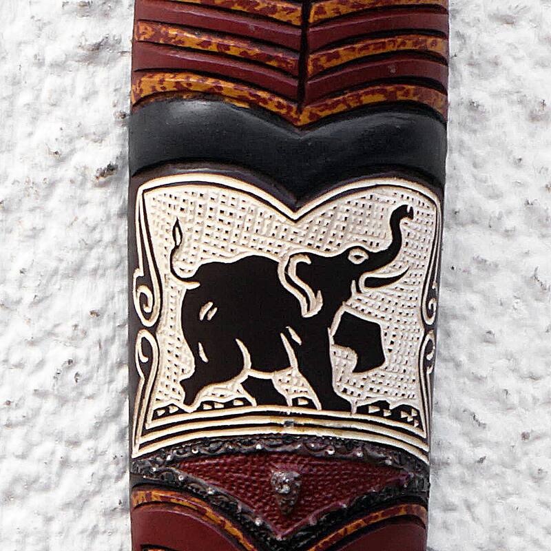 Novica Handmade Akono African Wood Mask