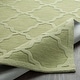 preview thumbnail 27 of 56, Hand-Woven Amy Tone-on-Tone Lattice Wool Rug - 3' x 5'