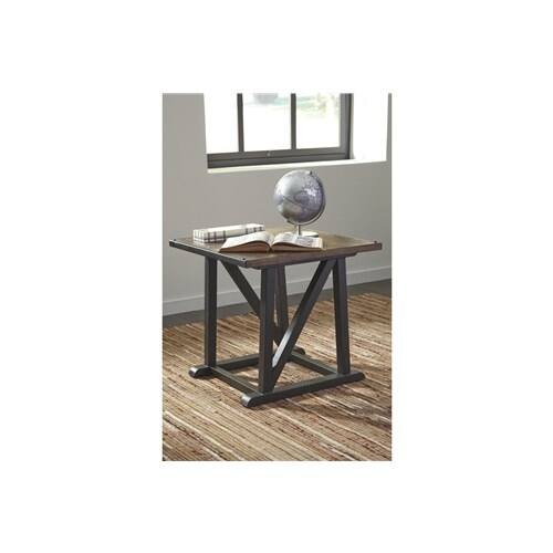 Shop Black Friday Deals On Zenfield Medium Brown Square End Table T870 2 Zenfield Medium Brown Square End Table Overstock 16260564